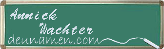 Annick Wachter Visitenkarte